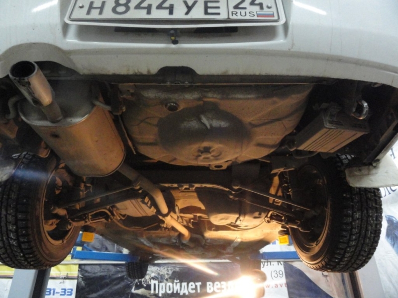 Днище Субару Импреза WRX